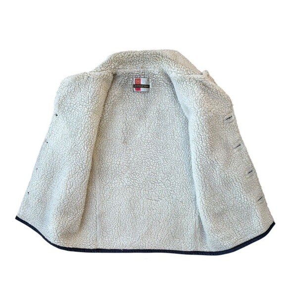 Vintage 70s Citation Western Sherpa Lined Denim Ranch Jacket Large EUC - Picture 5 of 6